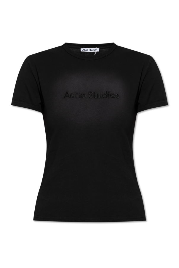 Acne Studios ロコTシャツ AL0457 BM0 Acne Studios - Logo t-shirt - fitted fit - Faded black